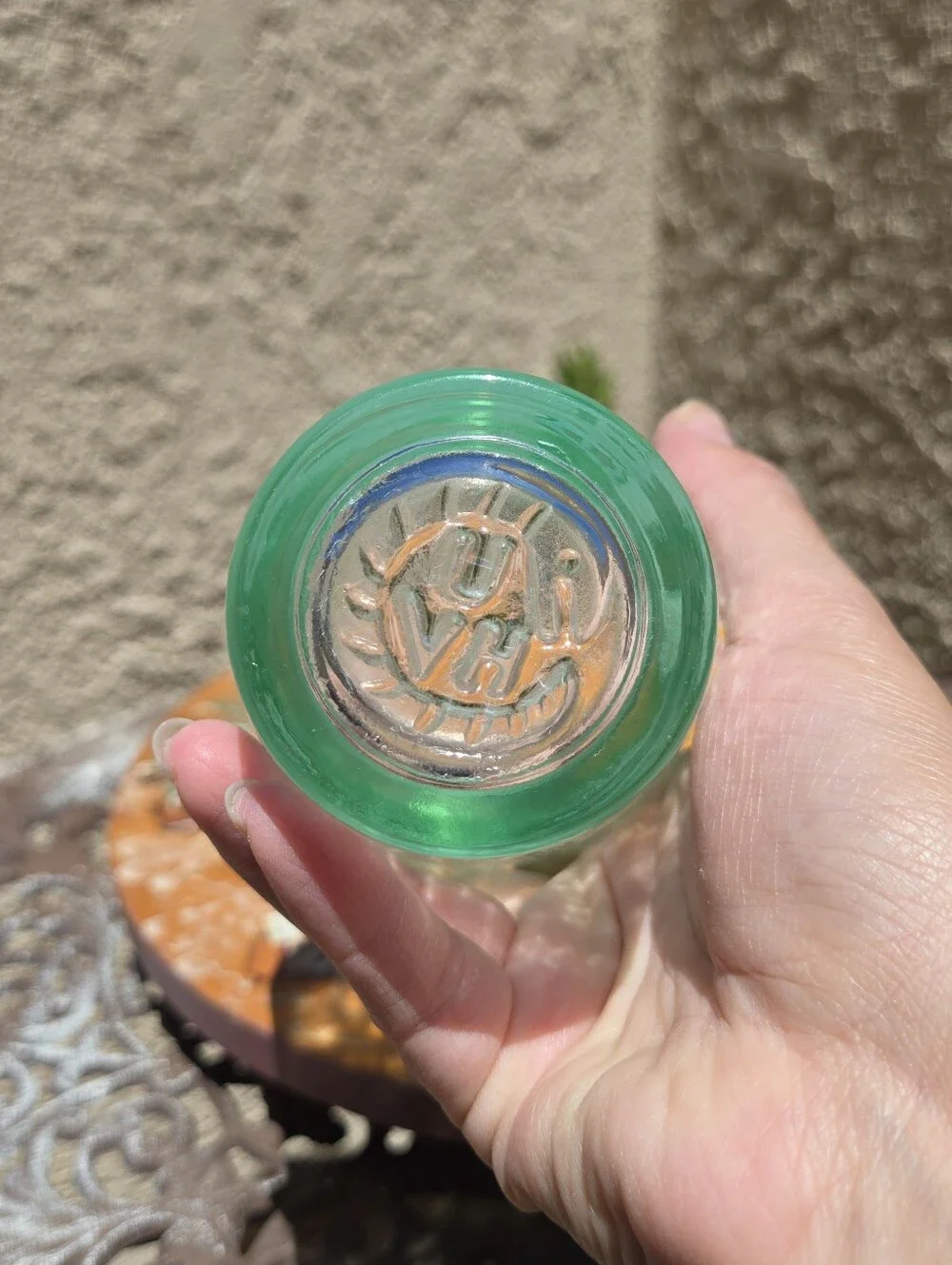 Kosta Boda Mine Green Swirl Tumbler Glass Ulrica Hydman-Vallien Sweden Art Glass